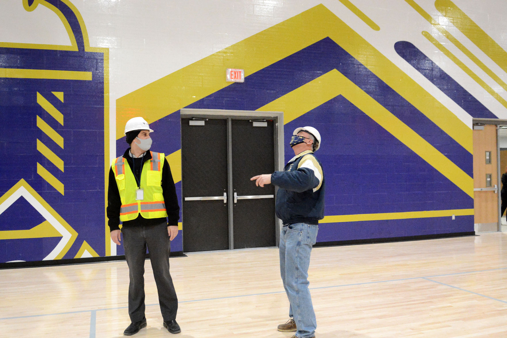 Tour of Jack Young Middle School construction, Dec. 7
